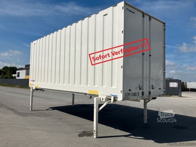 Swap body trailer KRONE Wechselbrücke Koffer