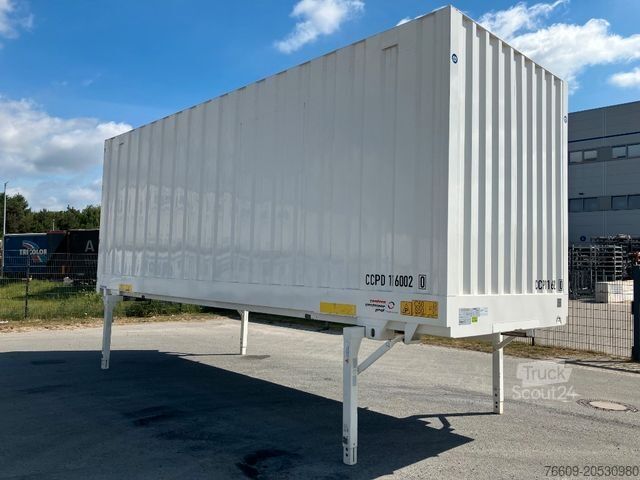 Swap body trailer KRONE Wechselbrücke Koffer