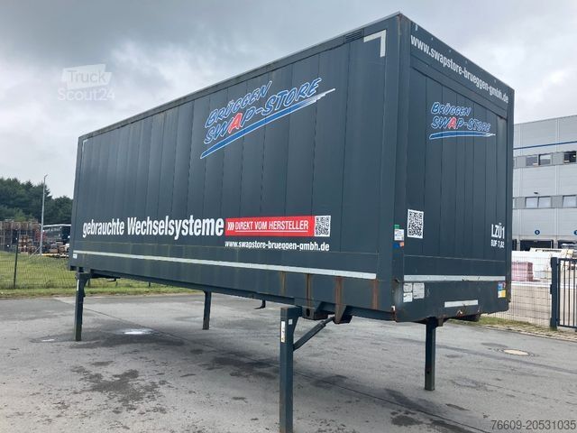 Swap body trailer KRONE Wechselbrücke Koffer