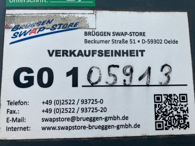 Swap body trailer KRONE Wechselbrücke Koffer