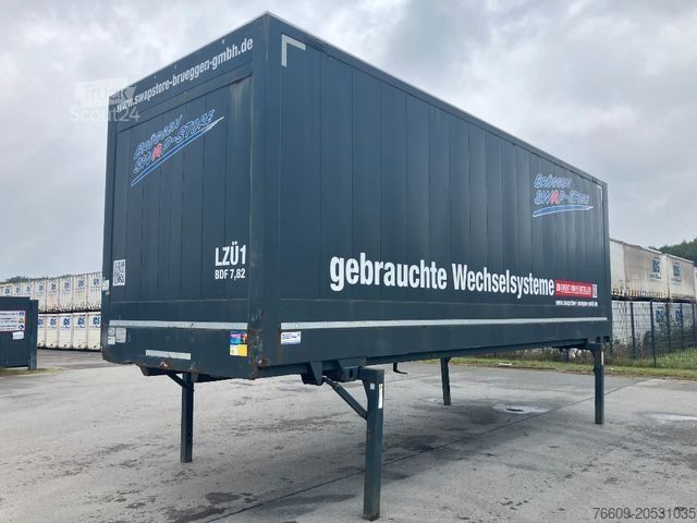 Swap body trailer KRONE Wechselbrücke Koffer