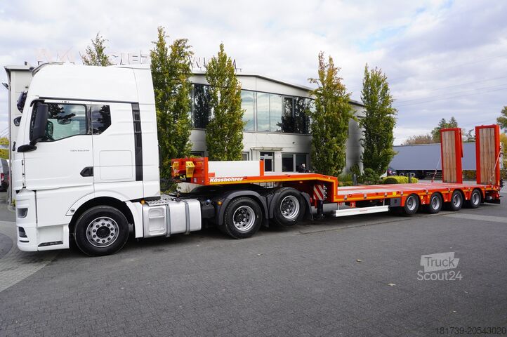 Tracteur & nouvelle remorque surbaissée MAN TGX 28.510 6×2 / BRAND-NEW Kässbohrer LB