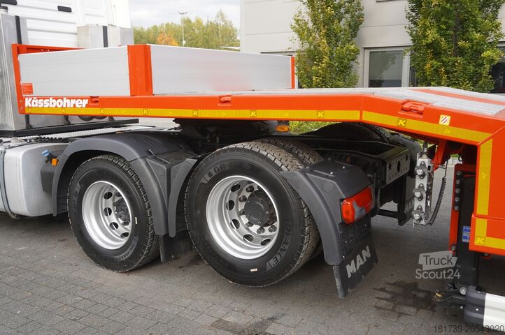 Tracteur & nouvelle remorque surbaissée MAN TGX 28.510 6×2 / BRAND-NEW Kässbohrer LB
