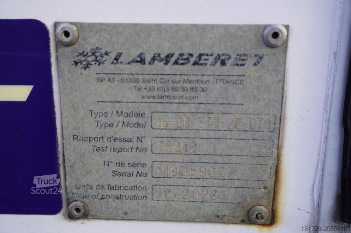 Chłodnia SCANIA P280 4x2 E6 / Lamberet 16 EPAL refrigera