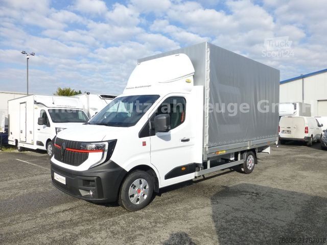 Aizkaru sānu furgons RENAULT NEW Master Pritsche Plane Vollalu