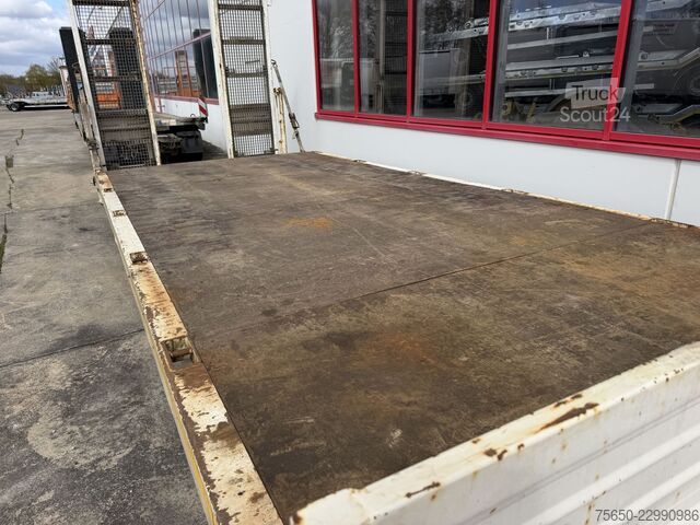 Reboque com plataforma rebaixada Blomenröhr 688/18000  19 t Tandemtieflader, wenig Benutzt