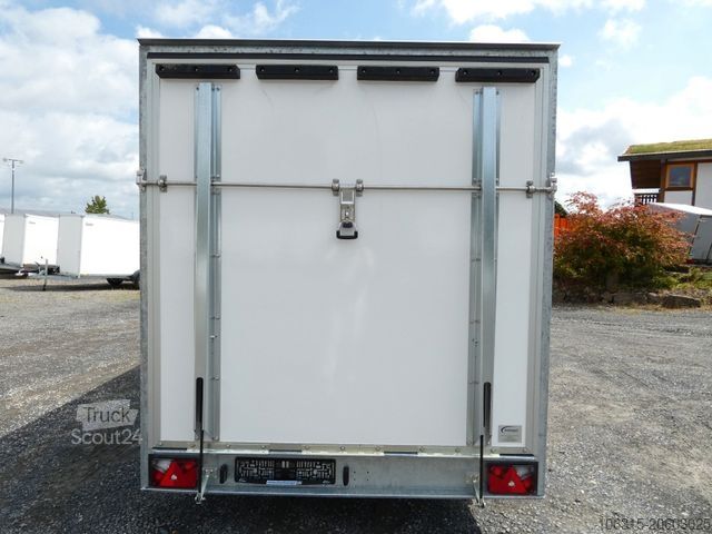 Box trailer BLYSS Kofferanhänger F3561 mit Heckklappe & Seitentür