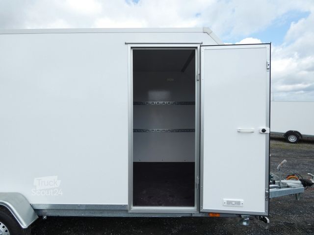 Skříňový přívěs BLYSS Kofferanhänger F3561 mit Heckklappe & Seitentür