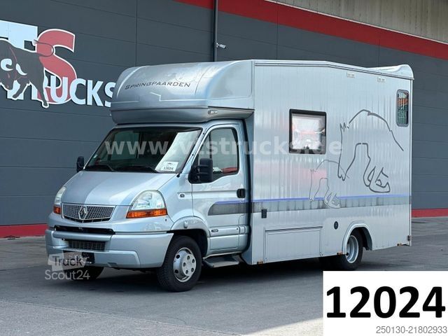 Livestock transporter RENAULT Master Maxi 160CDi BÖCKMANN 3 Pferde Wohnteil