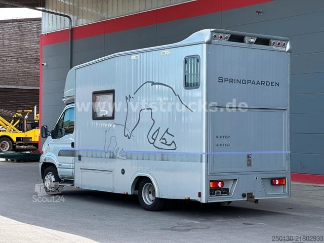 Livestock transporter RENAULT Master Maxi 160CDi BÖCKMANN 3 Pferde Wohnteil