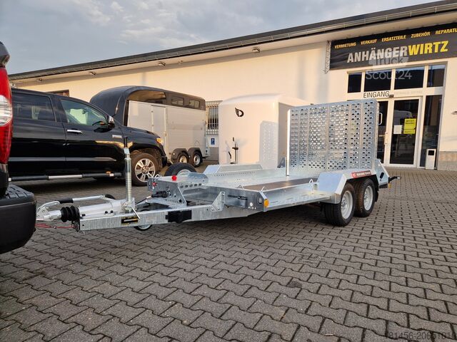 Automobilio priekaba Brian James Trailers Digger Plant Rampe 543-3217-35 direkt
