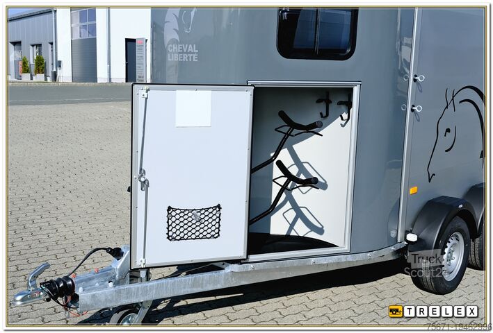 Pferdeanhänger Cheval Liberte Gold Origins Alu Sattelkammer 100 km/h