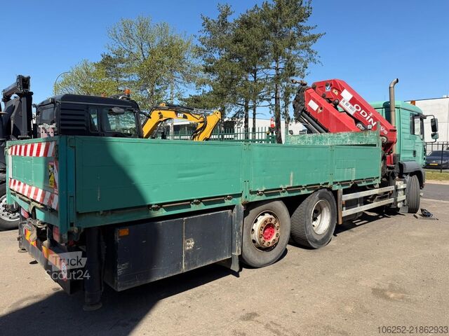 Plataforma de carga MAN TGA 26.480 6x2 PRITSCHE + 52Tm KRAN HMF ODIN K4...