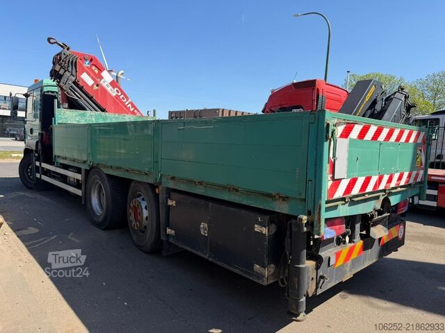 Ladepritsche MAN TGA 26.480 6x2 PRITSCHE + 52Tm KRAN HMF ODIN K4...