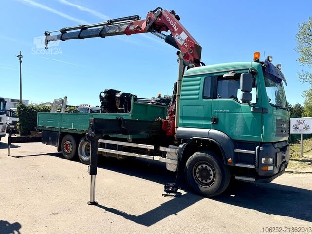 شاحنة رافعة MAN TGA 26.480 6x2 + 52Tm CRANE HMF ODIN K4 (+1 ME)...