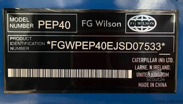 Agregado FG Wilson P110-3 - 110 kVA Open Genset - DPX-16008-O