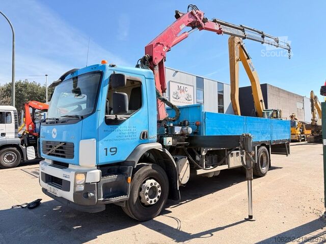Jeřábové vozidlo Volvo FL 240 19T + HMF 1560 K4 + RADIO - MANUAL GEARB...