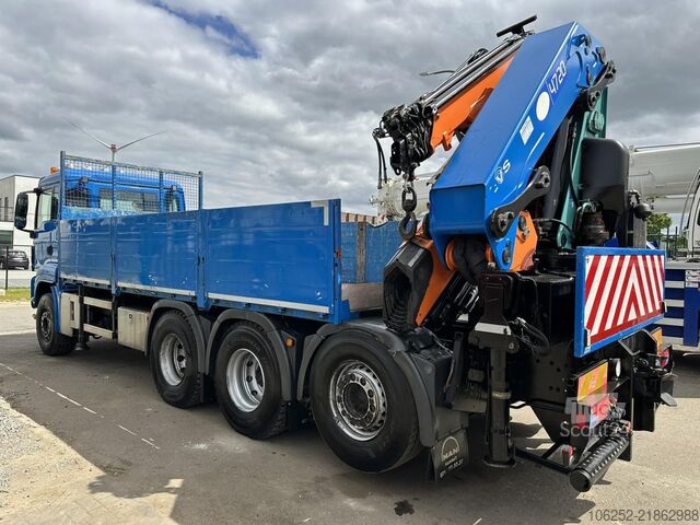 Camión grúa MAN TGS 35.400 8x4 TRIDEM + (32.5m) CRANE HMF 4720 ...