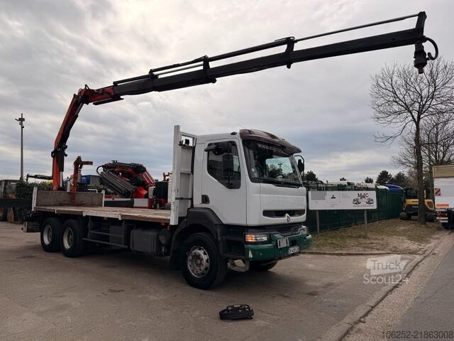 Jeřábové vozidlo Renault 370 DCI 6x4 + CRANE PALFINGER PK16502 + RADIO -...