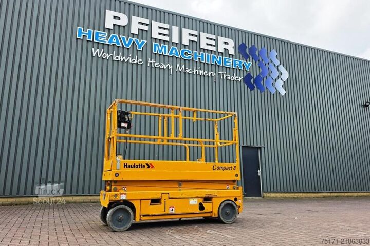 Schaarlift Haulotte Compact 8 Electric, 8.2m Working Height, 350kg Cap