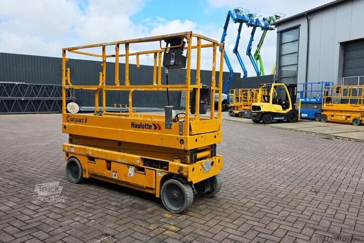 Elevador de tijera Haulotte Compact 8 Electric, 8.2m Working Height, 350kg Cap