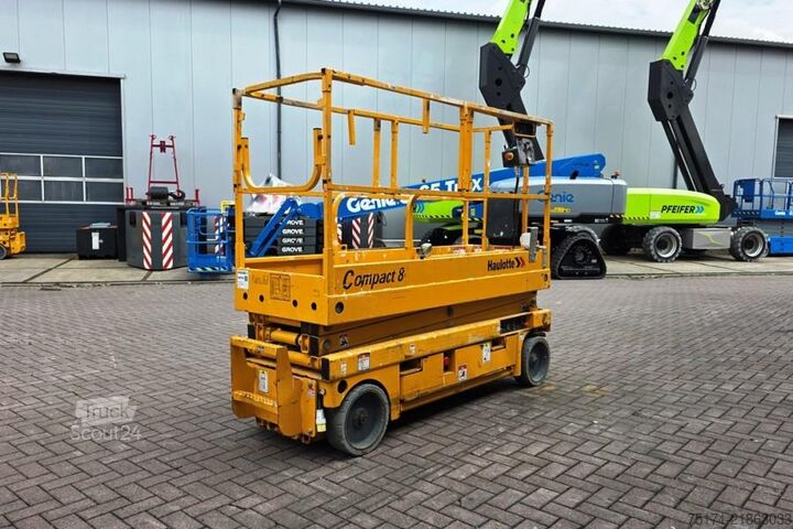 Elevador de tijera Haulotte Compact 8 Electric, 8.2m Working Height, 350kg Cap