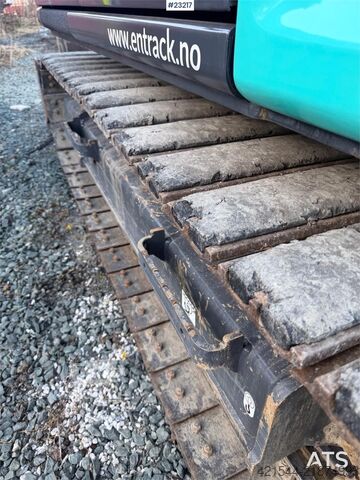 ķēžu ekskavators Kobelco SK75SR-7 excavator with rototilt, grab and 3 bucke