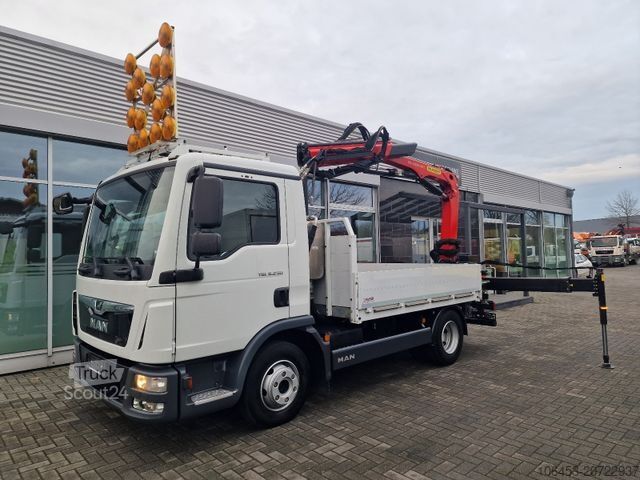Pick-up pakettiauto MAN TGL 8.250 /Kran/Funk Vorb./Kanalfräse/Warntafel