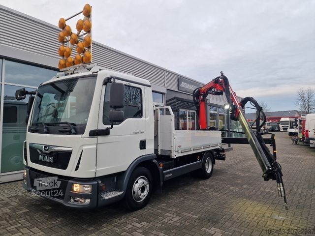 Pick-up pakettiauto MAN TGL 8.250 /Kran/Funk Vorb./Kanalfräse/Warntafel