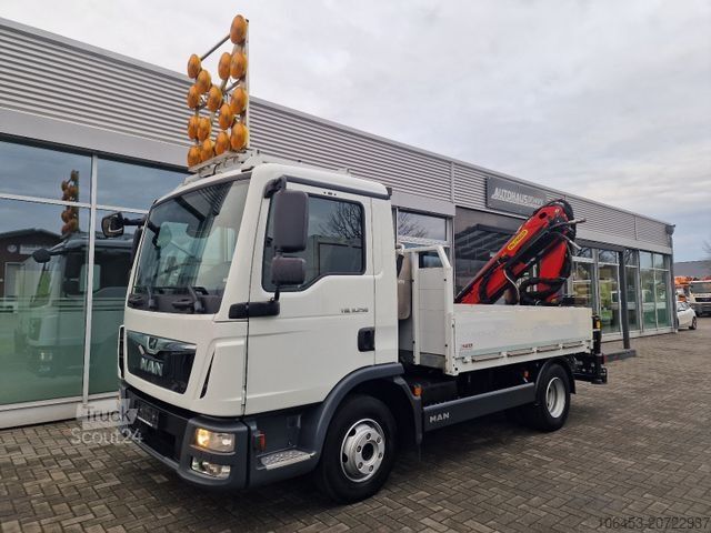 Pick-up pakettiauto MAN TGL 8.250 /Kran/Funk Vorb./Kanalfräse/Warntafel