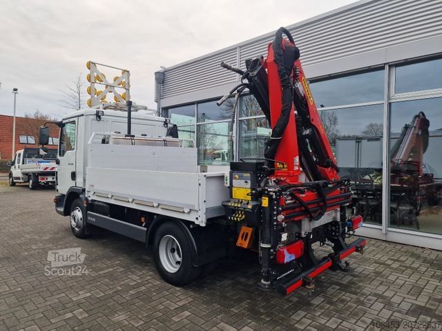 Pick-up pakettiauto MAN TGL 8.250 /Kran/Funk Vorb./Kanalfräse/Warntafel