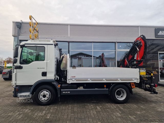 Pick-up pakettiauto MAN TGL 8.250 /Kran/Funk Vorb./Kanalfräse/Warntafel