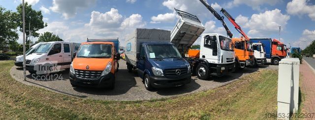 Pick-up pakettiauto MAN TGL 8.250 /Kran/Funk Vorb./Kanalfräse/Warntafel