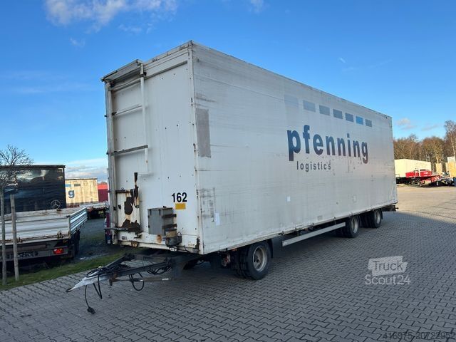 Remolque  3-Achsen Plateau Plane zwangsgelenkt Anhäng -162