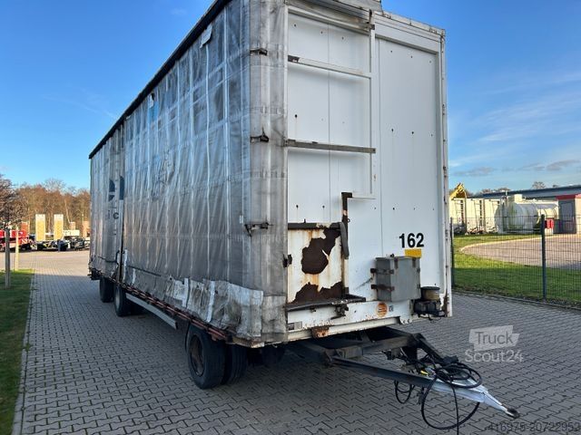 Remolque  3-Achsen Plateau Plane zwangsgelenkt Anhäng -162