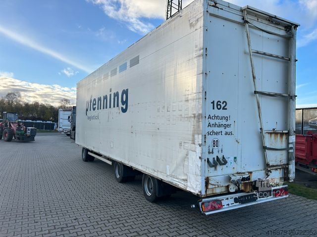 Remolque  3-Achsen Plateau Plane zwangsgelenkt Anhäng -162