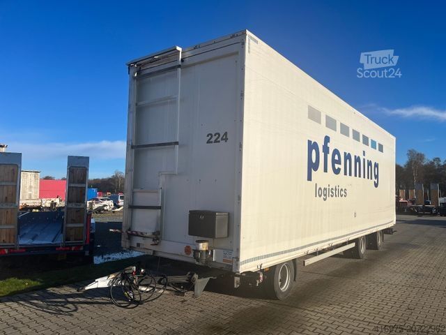 Remolque  3-Achsen Plateau Plane zwangsgelenkt Anhäng -224
