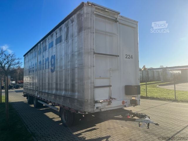 Remolque 3-Achsen Plateau Plane zwangsgelenkt Anhäng -224