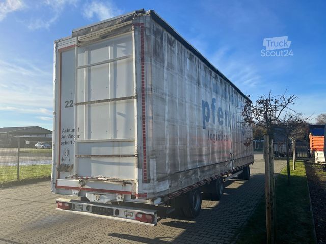 Remolque  3-Achsen Plateau Plane zwangsgelenkt Anhäng -224