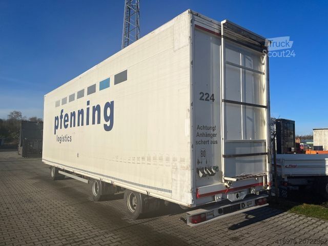 Remolque 3-Achsen Plateau Plane zwangsgelenkt Anhäng -224