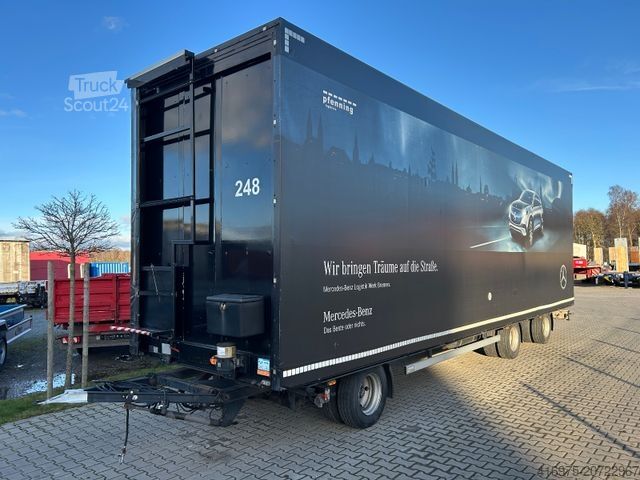 Remolque  3-Achsen Plateau Plane zwangsgelenkt Anhäng -248