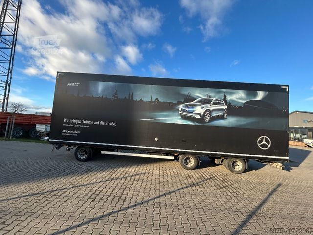 Remolque 3-Achsen Plateau Plane zwangsgelenkt Anhäng -248