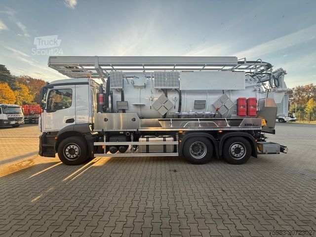 Imutyhjysäiliöauto MERCEDES-BENZ Actros 2546 6x2 NEU! KROLL ADR Sauger 14.500L