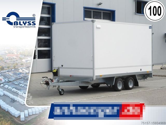 Box trailer BLYSS Kofferanhänger Tandem 360x178x180cm 2700kg zGG