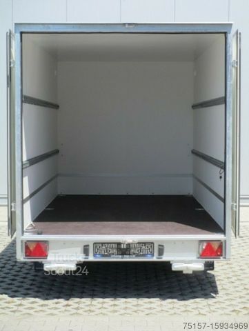 Box trailer BLYSS Kofferanhänger Tandem 360x178x180cm 2700kg zGG
