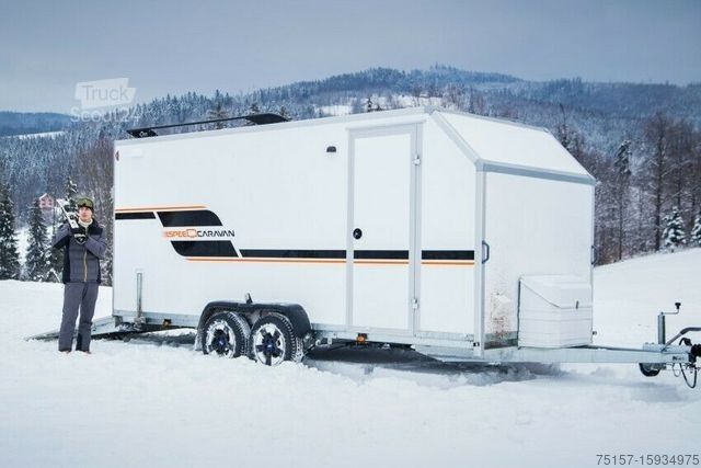 Rulotă  Wohnwagen 500x200x200cm Speedcaravan 2700kg zGG