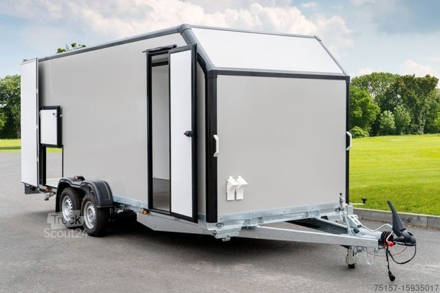 Box trailer BLYSS Kofferanhänger Anhänger 550x200x205cm 2700kg zGG
