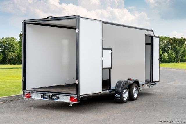 Boxtrailer BLYSS Kofferanhänger Anhänger 550x200x205cm 2700kg zGG