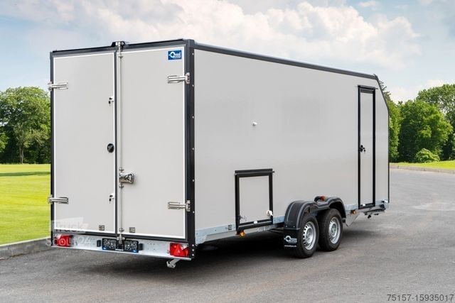 Box trailer BLYSS Kofferanhänger Anhänger 550x200x205cm 2700kg zGG