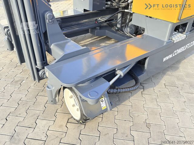 Wózek widłowy czterokierunkowy Combilift C3000 GAS DUPLEX 4500 FREE LIFT CABIN